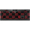 Red and Black Checkerboard K95 RGB PLATINUM Mechanical Gaming Keyboard Skin