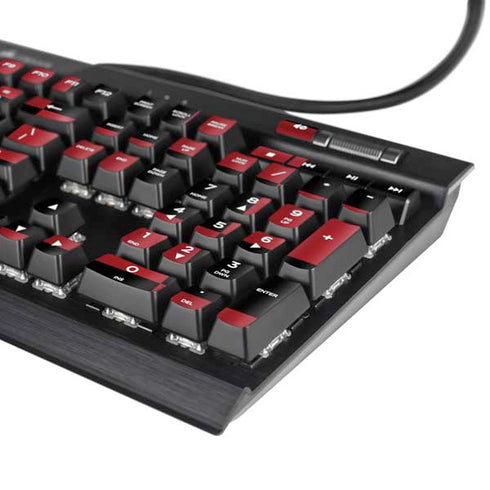 Red and Black Checkerboard K95 RGB PLATINUM Mechanical Gaming Keyboard Skin