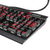 Red and Black Checkerboard K95 RGB PLATINUM Mechanical Gaming Keyboard Skin