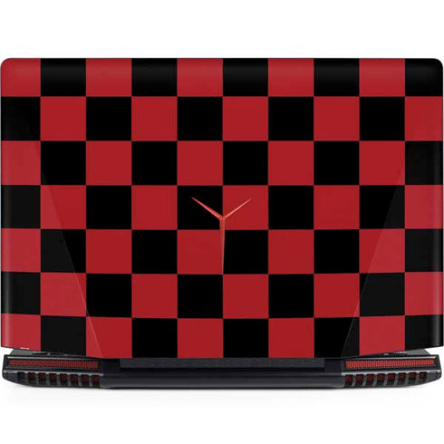 Red and Black Checkerboard Legion Y720 Skin