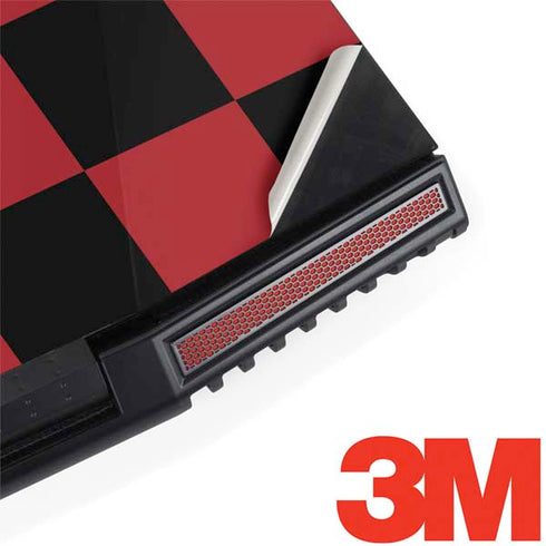Red and Black Checkerboard Legion Y720 Skin