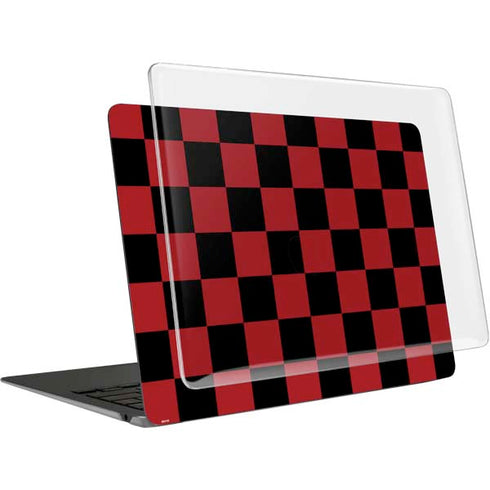 Red and Black Checkerboard MacBook Air 13in (2020) Case plus Skin