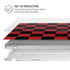 Red and Black Checkerboard MacBook Air 15in (2023-2025) Case plus Skin