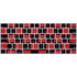Red and Black Checkerboard Magic Keyboard Skin