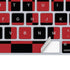 Red and Black Checkerboard Magic Keyboard Skin