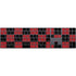 Red and Black Checkerboard Magic Keyboard with Numeric Keypad Skin
