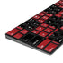 Red and Black Checkerboard Magic Keyboard with Numeric Keypad Skin