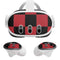Red and Black Checkerboard Meta Quest 3 Skin