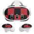 Red and Black Checkerboard Meta Quest 3 Skin