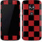 Red and Black Checkerboard Moto E5 Play Skin