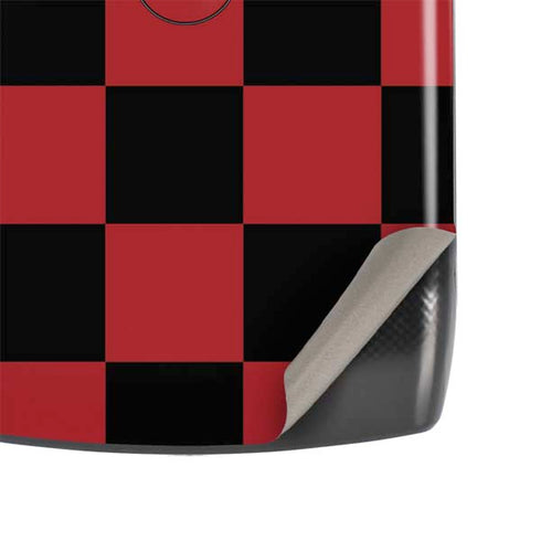 Red and Black Checkerboard Motorola RAZR Skin