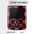 Red and Black Checkerboard Motorola RAZR Skin