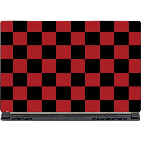 Red and Black Checkerboard MSI GS65 Stealth Laptop Skin