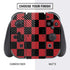 Red and Black Checkerboard Nintendo Switch Bundle Skin