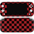 Red and Black Checkerboard Nintendo Switch Lite Skin