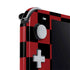Red and Black Checkerboard Nintendo Switch Lite Skin