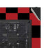 Red and Black Checkerboard NZXT H510 Compact ATX Mid-Tower Case Skin