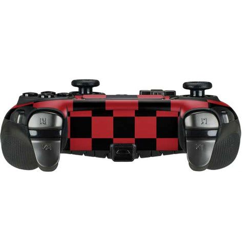 Red and Black Checkerboard PlayStation Scuf Vantage 2 Controller Skin