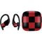 Red and Black Checkerboard PowerBeats Pro Skin