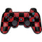Red and Black Checkerboard PS3 Dual Shock wireless controller Skin