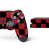Red and Black Checkerboard PS4 Console and Controller Bundle Skin
