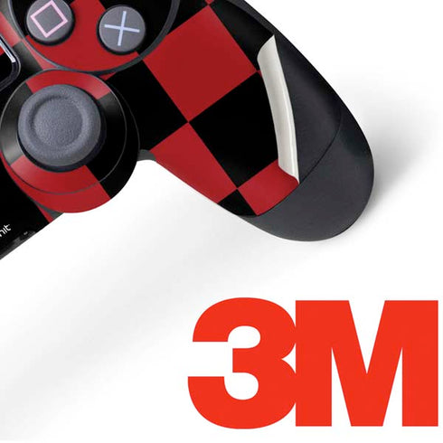 Red and Black Checkerboard PS4 Controller Skin