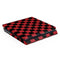 Red and Black Checkerboard PS4 Slim Skin