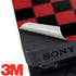 Red and Black Checkerboard PS4 Slim Skin