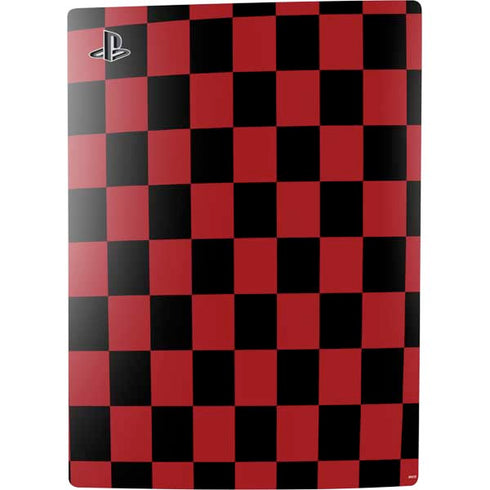 Red and Black Checkerboard PS5 Bundle Skin