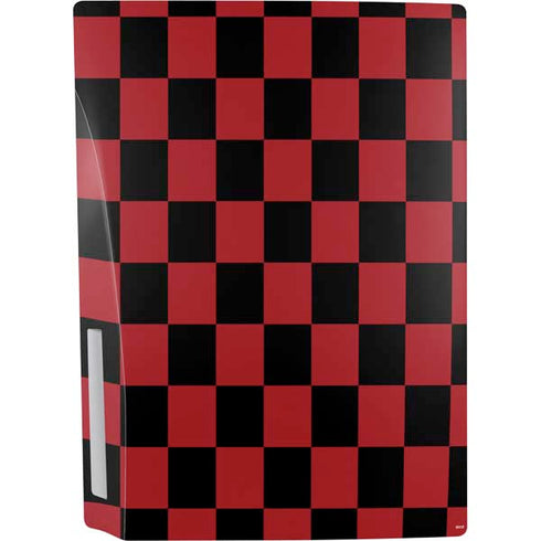 Red and Black Checkerboard PS5 Bundle Skin