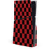 Red and Black Checkerboard PS5 Slim Disk Console Skin
