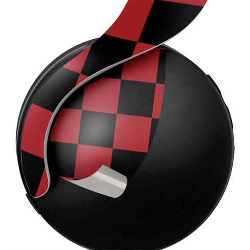 Red and Black Checkerboard PULSE 3D Wireless Headset for PS5 Skin