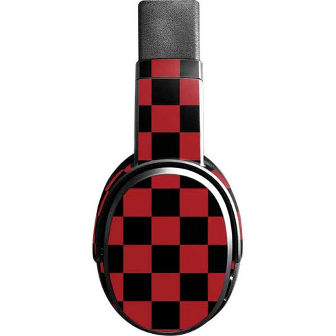 Red and Black Checkerboard Skullcandy Crusher Wireless Skin
