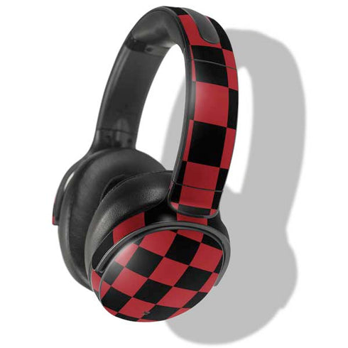 Red and Black Checkerboard Skullcandy Venue Skin