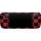 Red and Black Checkerboard Steam Deck Handheld Gaming Computer Skin
