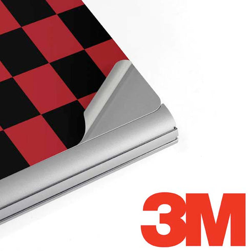 Red and Black Checkerboard Surface Book 2 13.5in Skin