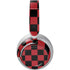 Red and Black Checkerboard Surface Headphones Skin