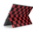Red and Black Checkerboard Surface Pro 9 Skin