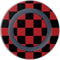 Red and Black Checkerboard Wireless Charger Skin