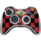 Red and Black Checkerboard Xbox 360 Wireless Controller Skin