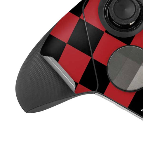 Red and Black Checkerboard Xbox Elite Wireless Controller Series 2 Skin