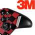 Red and Black Checkerboard Xbox One Elite Controller Skin
