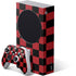 Red and Black Checkerboard Xbox Series S Skins