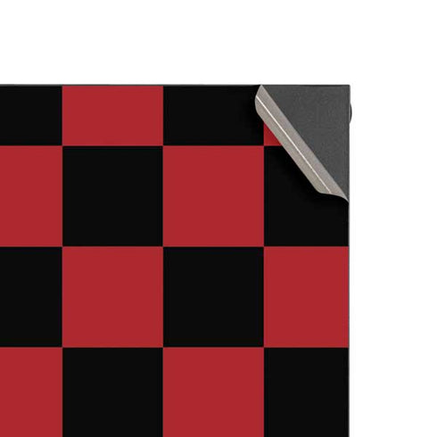 Red and Black Checkerboard Xbox Series X Console Skin