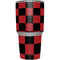 Red and Black Checkerboard Yeti 30oz Rambler Tumbler Skin
