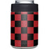 Red and Black Checkerboard Yeti Colster Can Insulator Skin