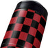 Red and Black Checkerboard Yeti Colster Can Insulator Skin