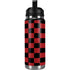 Red and Black Checkerboard YETI Rambler 26oz Bottle Skin