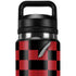 Red and Black Checkerboard YETI Rambler 26oz Bottle Skin