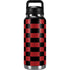 Red and Black Checkerboard YETI Rambler 36oz Bottle Skin